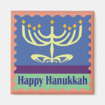 Imanes felices de Jánuca Menorah