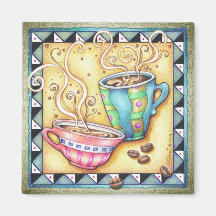 ¡IMANES - HABAS FRESCAS! ARTE DEL CAFÉ