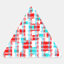 impərfəction pegatinas de triangulo personalizadas