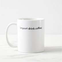 importación drink.coffee; tazas