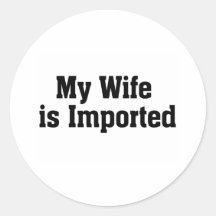 Importan a mi esposa etiqueta