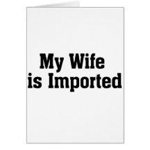 Importan a mi esposa felicitación