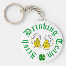 Impostor de consumición irlandés de la cerveza n d llavero