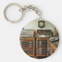 Imprenta con el reloj llavero personalizado