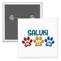 Impresión 1 de la pata de la mamá de SALUKI Pins