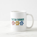 Impresión 1 de la pata de la mamá de TERRIER TIBET Tazas
