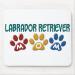 Impresión 1 de la pata de la mamá del LABRADOR RET Tapete De Raton