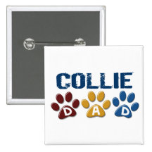 Impresión 1 de la pata del papá del COLLIE Pin