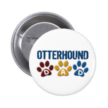 Impresión 1 de la pata del papá del OTTERHOUND Pin