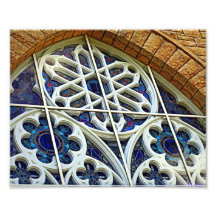 Impresión 8 x 10 de la foto del vitral