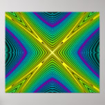 Impresión abstracta del poster: X marcas el punto