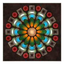 Impresión abstracta floral linda de la foto del ar