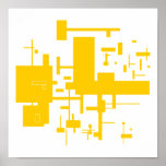 Impresión abstracta poster