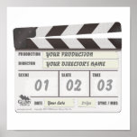 Impresión adaptable de Clapperboard posters