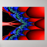 Impresión: Alcance del fractal Posters