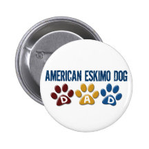 Impresión AMERICANA de la pata del PAPÁ del PERRO  Pin