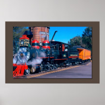 Impresión asombrosa del tren posters