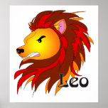 Impresión caprichosa de Leo Poster