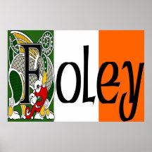 Impresión céltica del dragón de Foley Poster