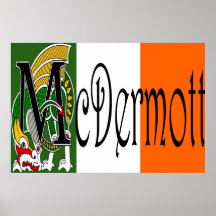 Impresión céltica del dragón de McDermott Posters