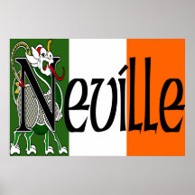 Impresión céltica del dragón de Neville Impresiones