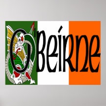 Impresión céltica del dragón de O'Beirne Poster
