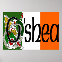 Impresión céltica del dragón de O'Shea Posters