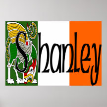 Impresión céltica del dragón de Shanley Poster