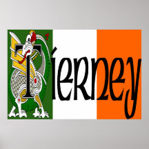 Impresión céltica del dragón de Tierney Poster