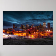 Impresión céntrica de Calgary Posters