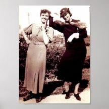 Impresión cómica de la foto del vintage de las señ impresiones