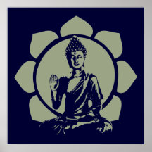 Impresión de Buda Lotus Impresiones