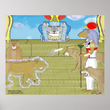 Impresión de carga de la leona del templo de Sekhm Posters