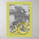 Impresión de ChromecarvedRobin Poster