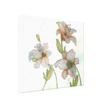 Impresión de Daylilly Lona Estirada Galerías