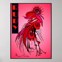 IMPRESIÓN DE GICLEE DEL "RUBÍ" IMPRESIONES