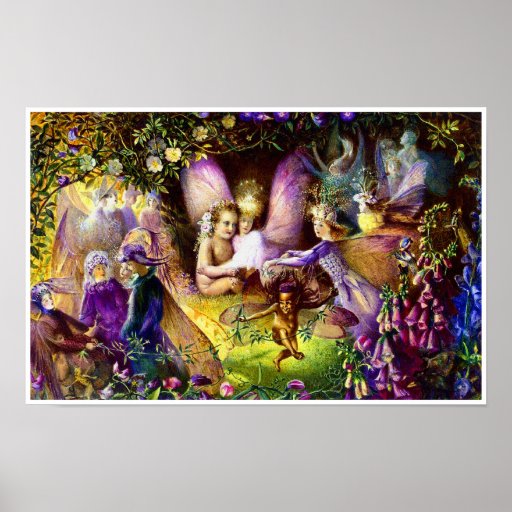 Impresión de hadas del poster:  Pintura de hadas d