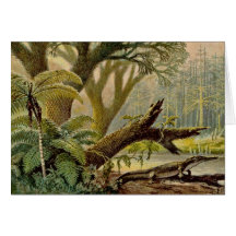 Impresión de la antigüedad de Archegosaurus Felicitacion
