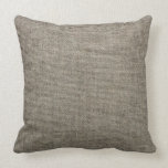 Impresión de la arpillera almohada