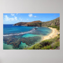 Impresión de la bahía de Hanauma Poster