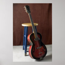 Impresión de la bella arte de la guitarra eléctric impresiones