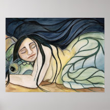 Impresión de la bella arte: "Hija de la tortuga " Posters