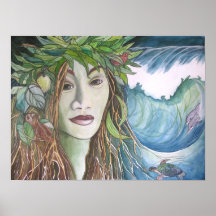 Impresión de la bella arte: "Laka " Poster
