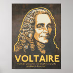 Impresión de la cita de Voltaire Posters