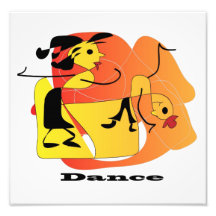 Impresión de la danza foto