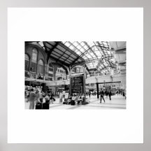 Impresión de la estación de tren de Liverpool Posters