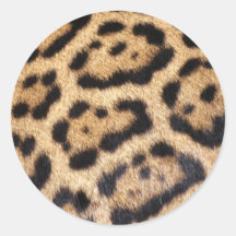 Impresión de la foto de la piel de Jaguar Pegatina