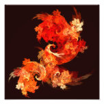 Impresión de la foto del arte abstracto de Firebir