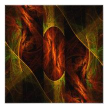 Impresión de la foto del arte abstracto de la selv