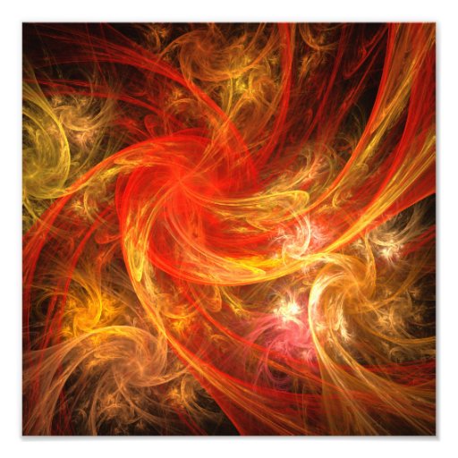 Impresión de la foto del arte abstracto de la torm